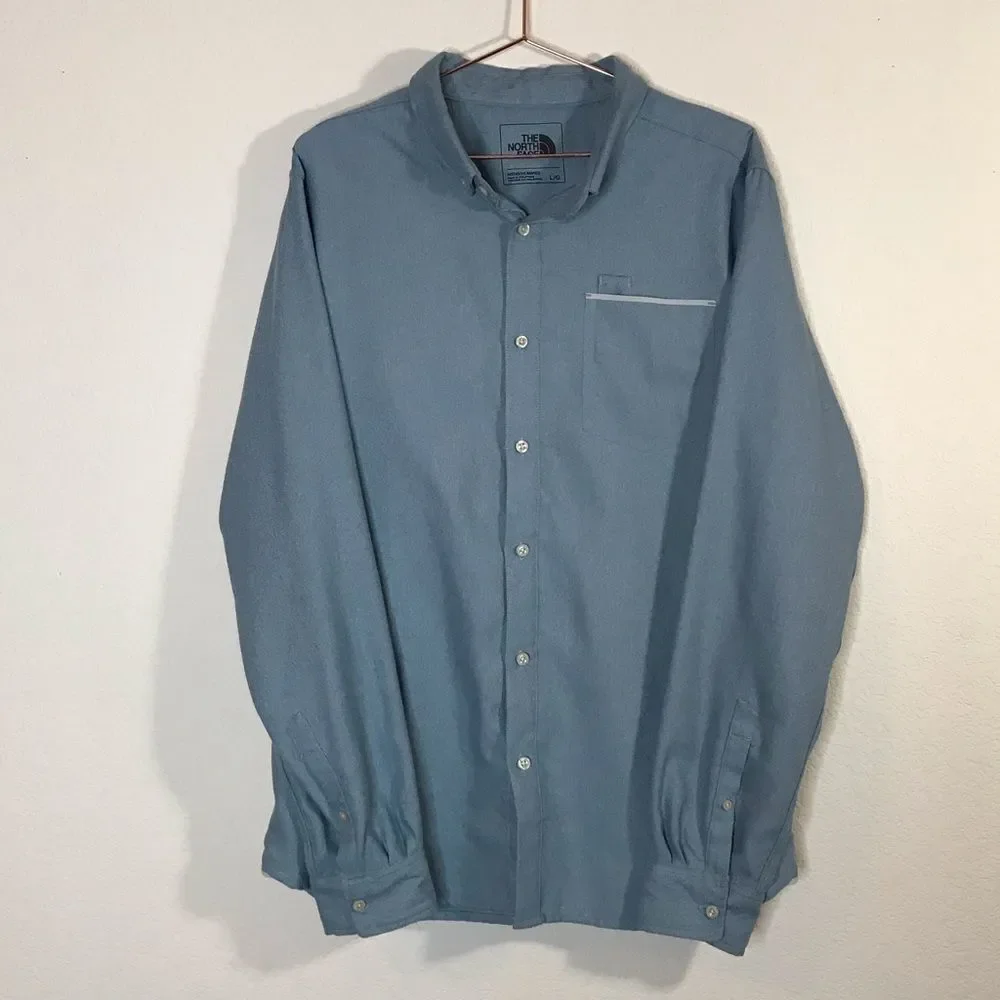 The north face soft button‎ up shirt